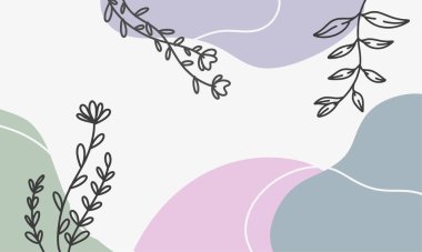 Düz tasarım soyut arkaplan, yumuşak renkli, ofis, bayrak, iniş sayfası, arka plan, duvar kağıdı, güzellik markası ve daha fazlası için mükemmel.