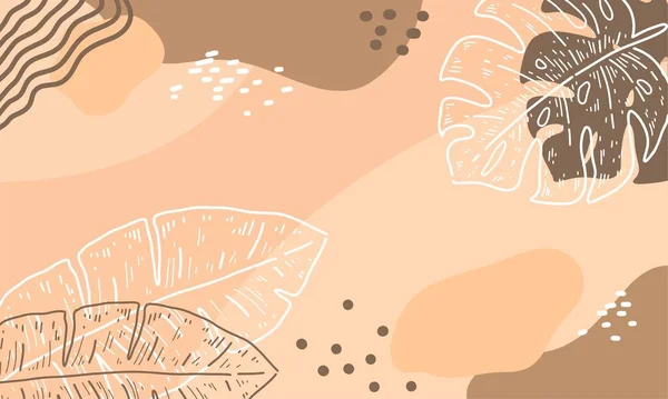 Hand drawn minimal background with orange colour, perfect for office, banner, landing page, background, wallpaper, beauty brand and more