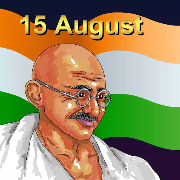 August India Independence Day Images August India Independence Day Greetings — Stock Fotó