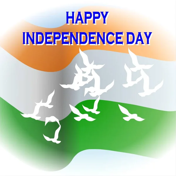 August India Independence Day Images August India Independence Day Greetings — Stock Fotó