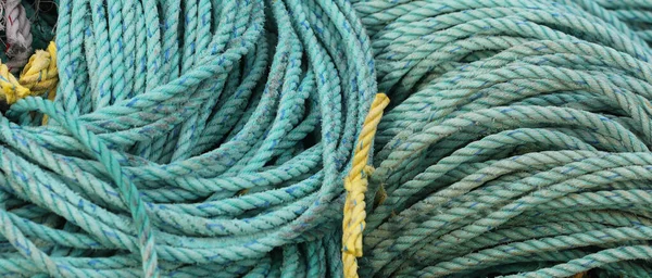 Купка Рибальської Мотузки Поромі — стокове фото