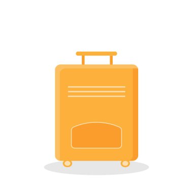 Suitcase. Luggage for travel. Isolated on white background. Vector 