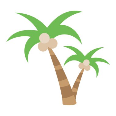 Palm icon. Isolated on white background. Vector