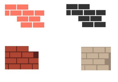 Brick wall. Vector illustration desing