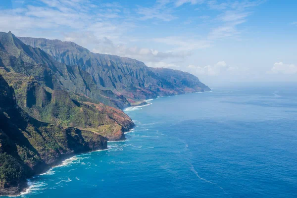 Beautiful Aerial View Kauai Napali Coast Hawaii — 스톡 사진