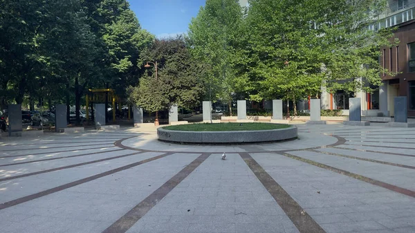 Peace Pidgeon Front European Union Monument Made Granit — Stockfoto