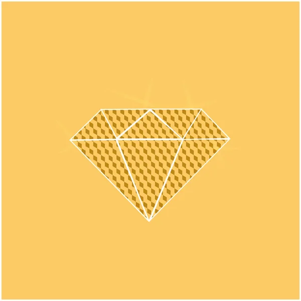 Diamond Gold Engraving — Wektor stockowy