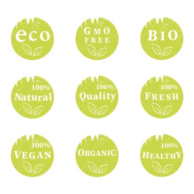 organic and natural products sticker