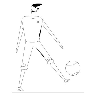 refined hyperpolization boy in ball black and white