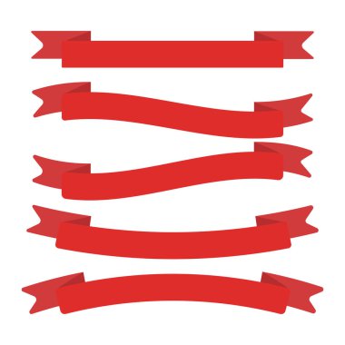  Bir dizayn yaratmak için bir dizi şenlik kurdelesi.