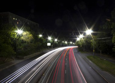 uzun pozlama gece yol