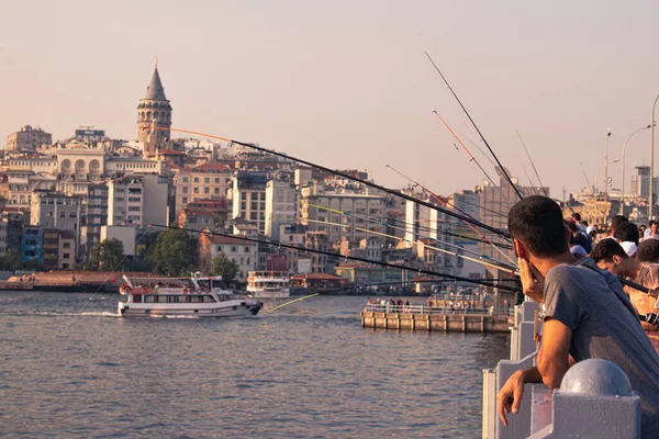 Istanbul Pavo Octubre 2019 Personas Ciudad Costera Budapest — Foto de Stock