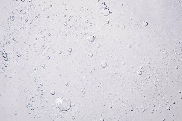 Textura Gel Transparente Textura Suero Aceite Con Burbujas Producto Hidratante —  Fotos de Stock