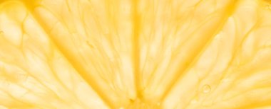 Limonlu makro dokular. Limon turunçgilleri.