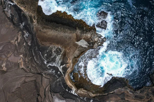 Batu Latar Belakang Laut Cape Verde Pemandangan Atas — Stok Foto