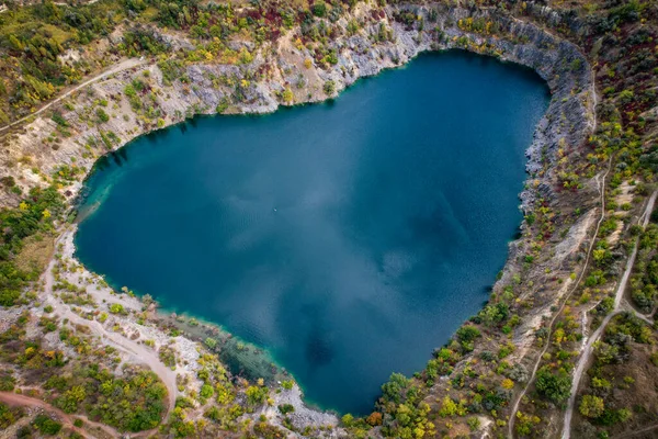 Hermosa Vista Cantera Granito Lago —  Fotos de Stock