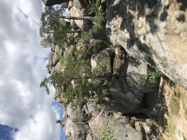 Dağların güzel manzarası