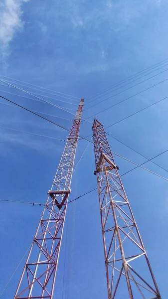 Internet Transmitter Antenna Tower — Foto de Stock