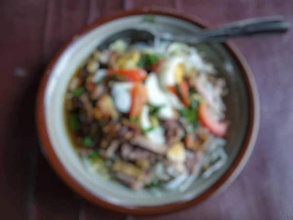 Fondo Abstracto Desenfocado Madura Chicken Soto — Foto de Stock