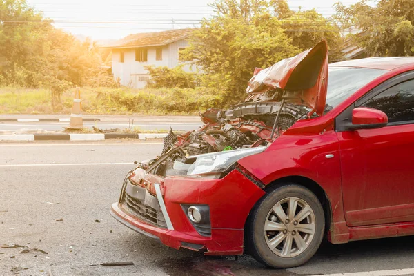 Incidente Auto Sulla Strada — Foto Stock