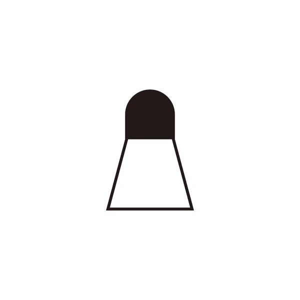 Grave Geometric Symbol Simple Logo Vector — Stockvektor