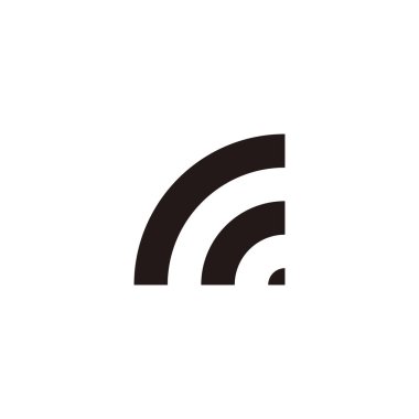 Letter E pencil geometric symbol simple logo vector