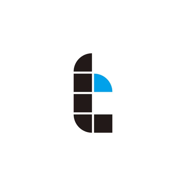 Letter Diamond Symbol Simple Logo Vector — 图库矢量图片