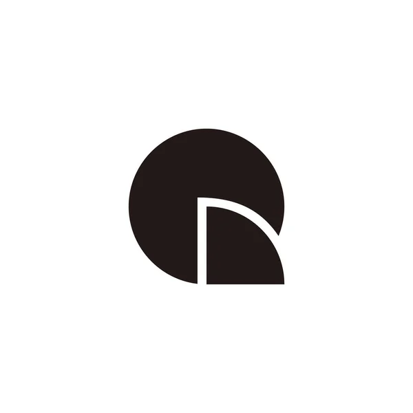 Letter Diamond Geometric Symbol Simple Logo Vector —  Vetores de Stock