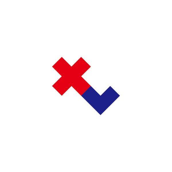 Letter Square Outline Geometric Symbol Simple Logo Vector — Stockvector