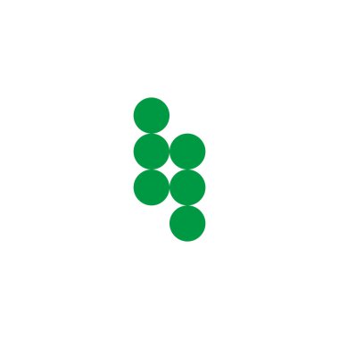 Green beans geometric symbol simple logo vector