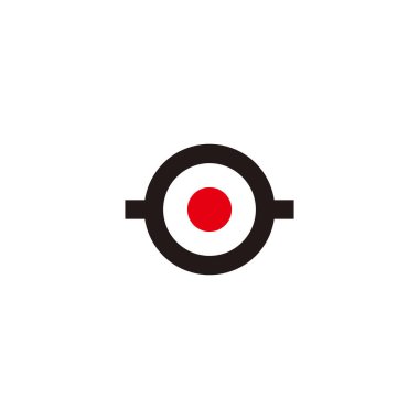Eye, off, geometric symbol simple logo vector