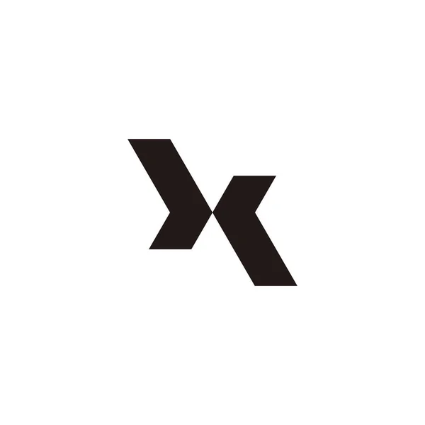 Letter Letter Simple Symbol Logo Vector — Stockvektor