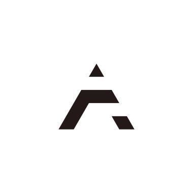 Letter r A, simple, symbol simple logo vector