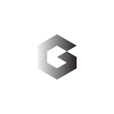  letter G hexagon symbol simple logo vector