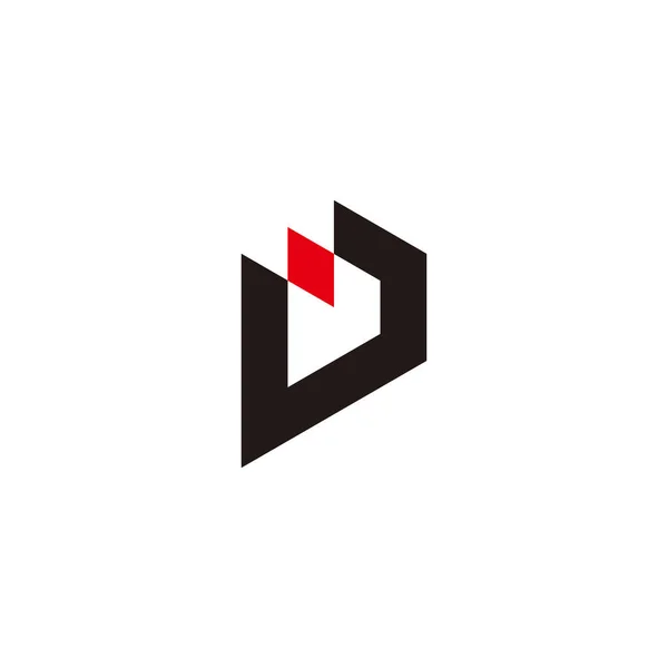 Letter Gems Simple Symbol Logo Vector — 图库矢量图片