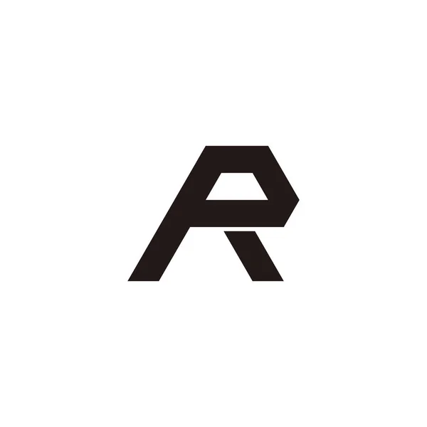 Letter Outline Symbol Simple Logo Vector — Image vectorielle