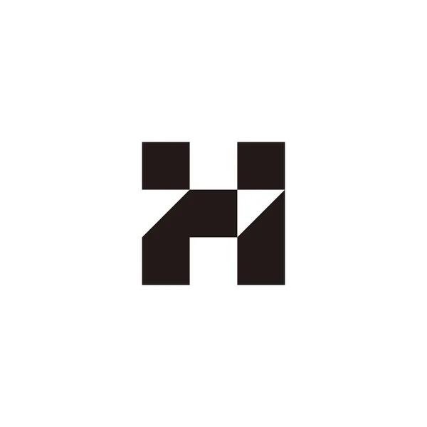 Letter Square Geometric Simple Symbol Logo Vector — 图库矢量图片