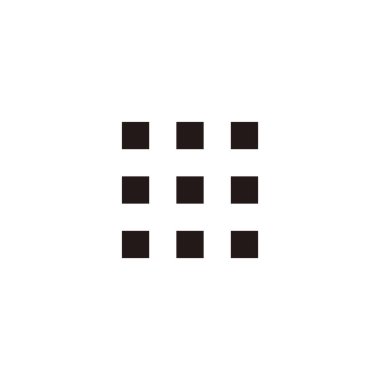 Letter S and E squares geometric symbol simple logo vector