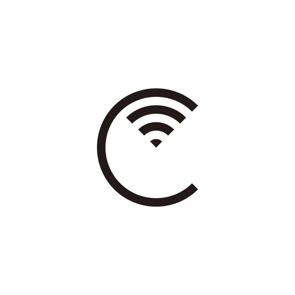 Γράμμα Σήμα Γεωμετρικό Σύμβολο Απλό Διάνυσμα Λογότυπο — Διανυσματικό Αρχείο