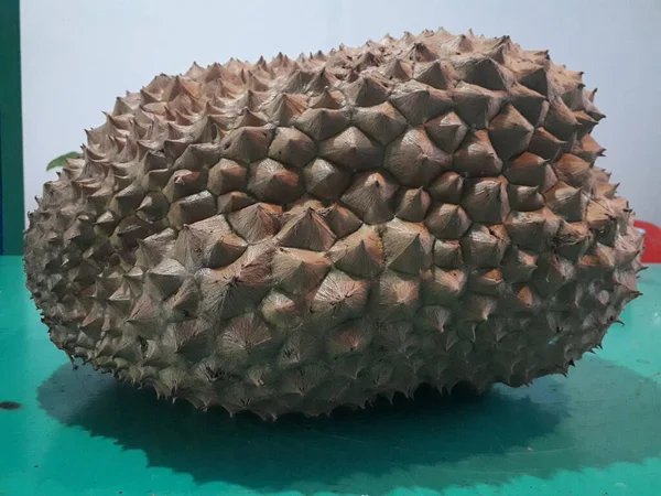 Owoce Indonezji Zwane Słodkimi Świeżymi Owocami Duriańskimi Dojrzały Durian Smaczny — Zdjęcie stockowe