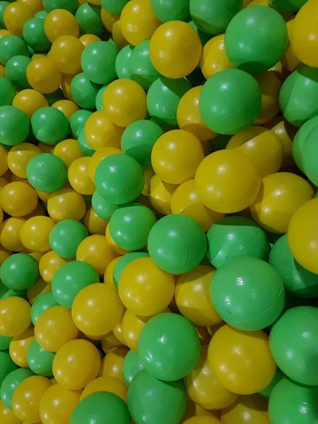 Зеленый Желтый Шар Фон Концепция Игровой Площадки — стоковое фото