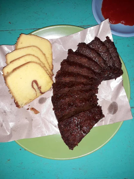 采购产品蜂蜜海绵蛋糕 日本糖果 Castella蛋糕 日本海绵蛋糕 — 图库照片
