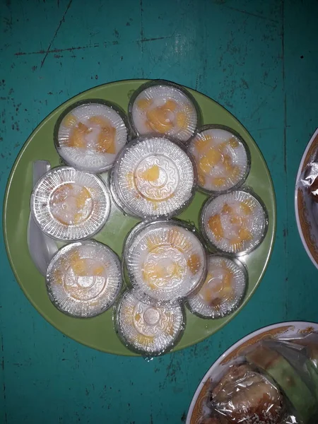 Traditional Indonesian Food Variety Delicious Popular Assorted Sweet Dessert — Stock Fotó