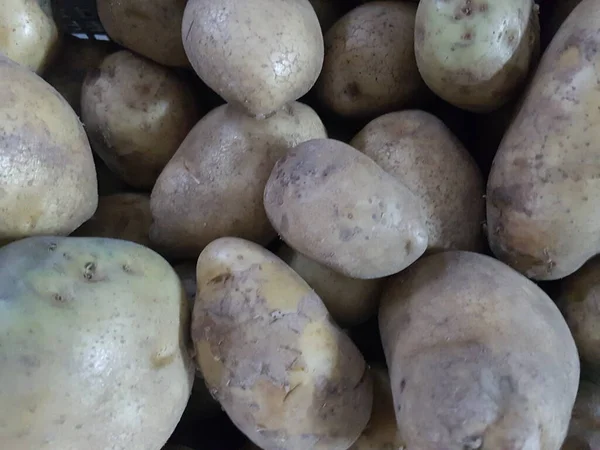 Potato Photo Desktop Background Picture Sick Potatoes Delicious Vegetarian Food — Foto de Stock