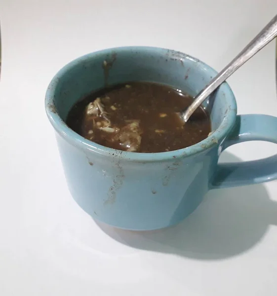 Durian Koffie Het Mengen Van Koffie Met Durian Een Traditie — Stockfoto