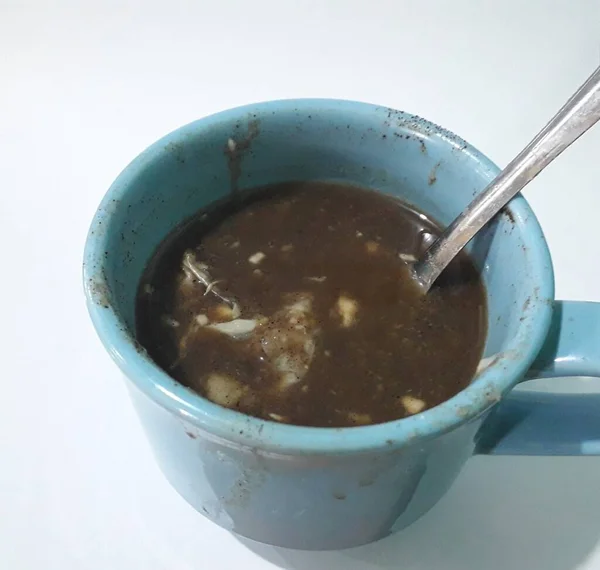 Durian Koffie Het Mengen Van Koffie Met Durian Een Traditie — Stockfoto