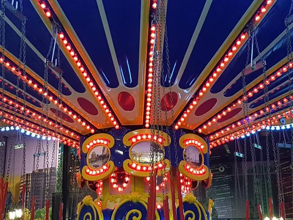 Carousel Game Traditional Night Market — Stok fotoğraf
