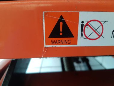 Many kinds of colored safety sign collection
