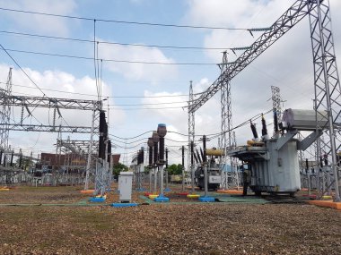High voltage electricity substation is a part of electrical generation, transmission, and distribution system. Electric power is produced. Electric Power is the rate, per unit time, at which electrical energy is transferred by electric circuit. 