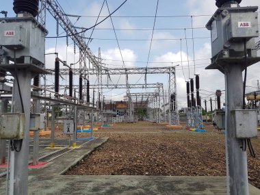 High voltage electricity substation is a part of electrical generation, transmission, and distribution system. Electric power is produced. Electric Power is the rate, per unit time, at which electrical energy is transferred by electric circuit. 